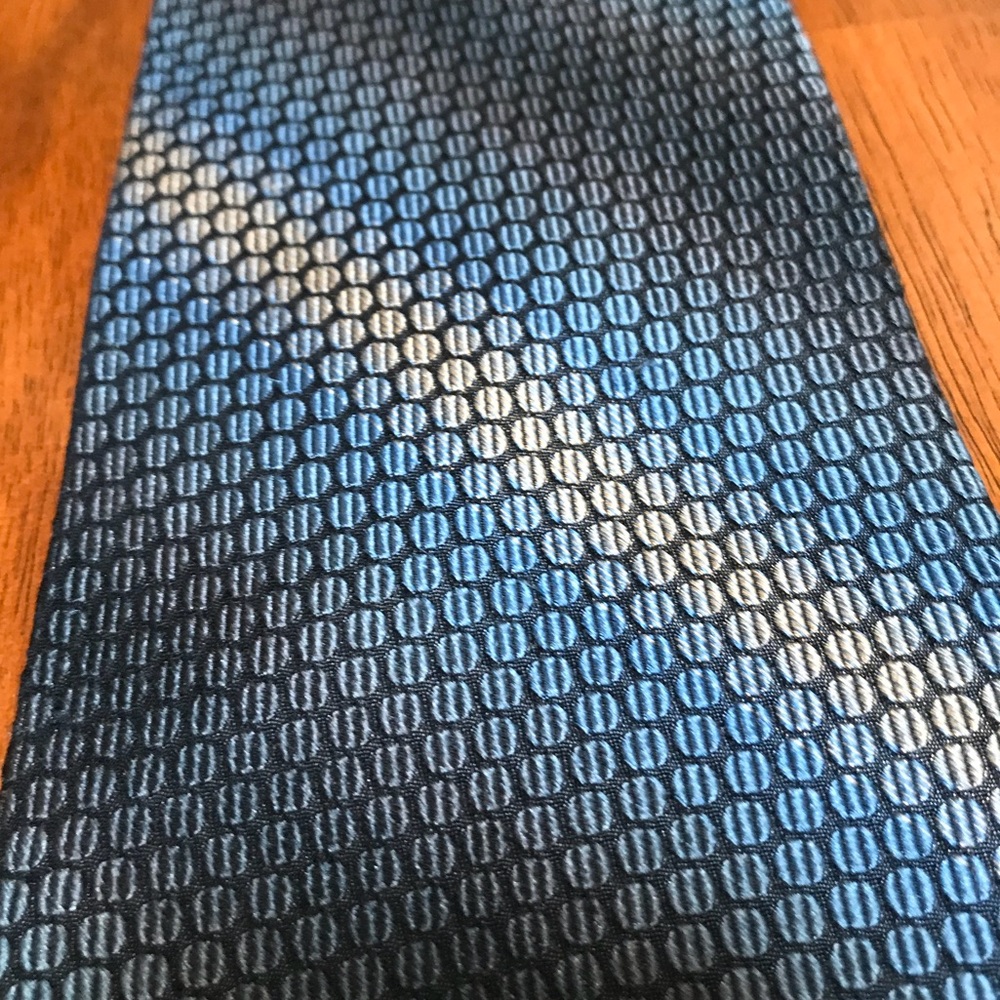 Blue and Silver / Gray Tie